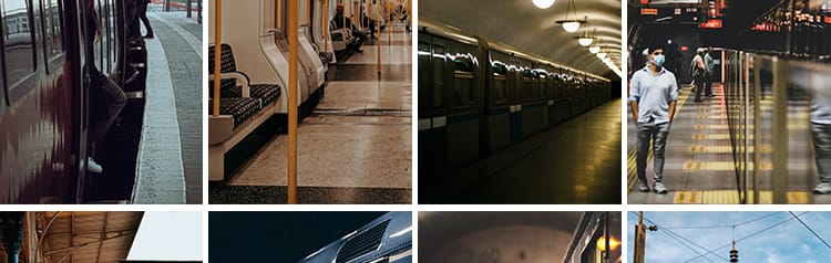 车站候车大厅站内站台火车列车地铁国外客流旅游人流旅客图片素材