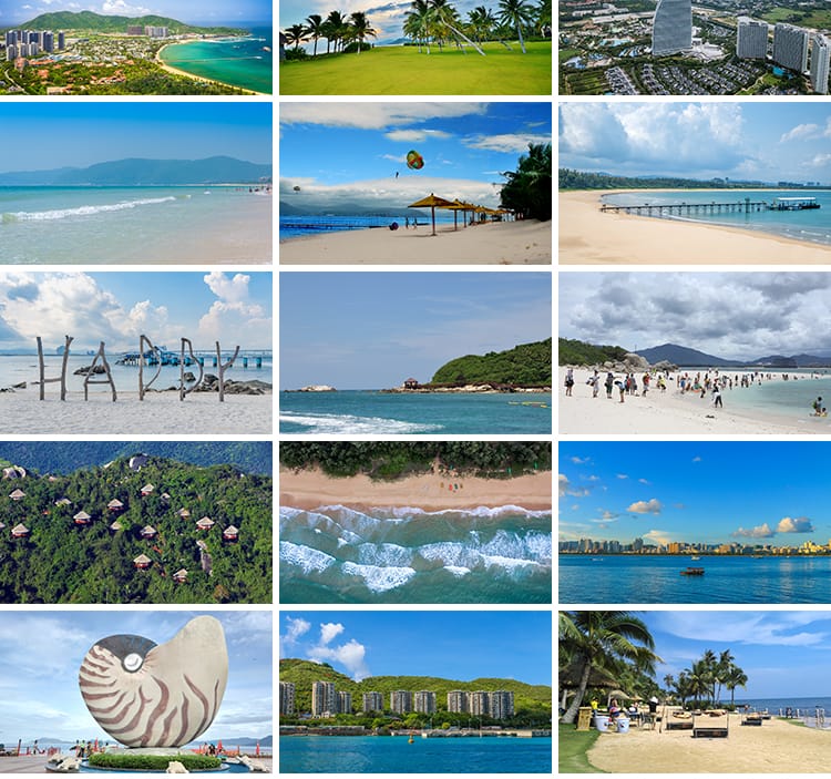 海南三亚旅游风景沙滩海岸海边海岛风光海滨海景蜈支洲岛图片素材