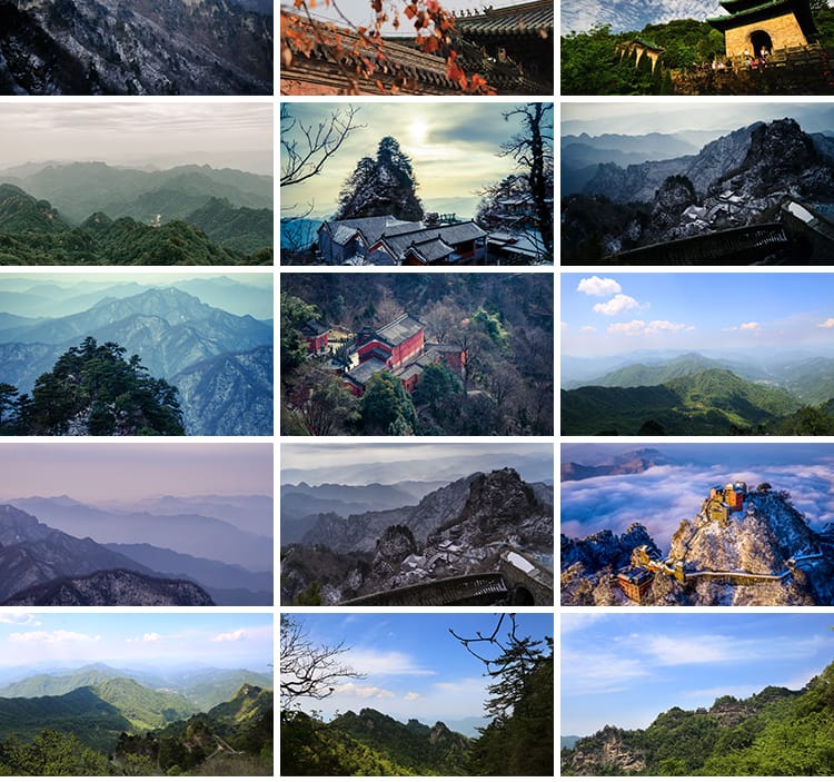 湖北十堰武当山风光旅游风景区景点紫霄宫建筑摄影JPG图片照素材