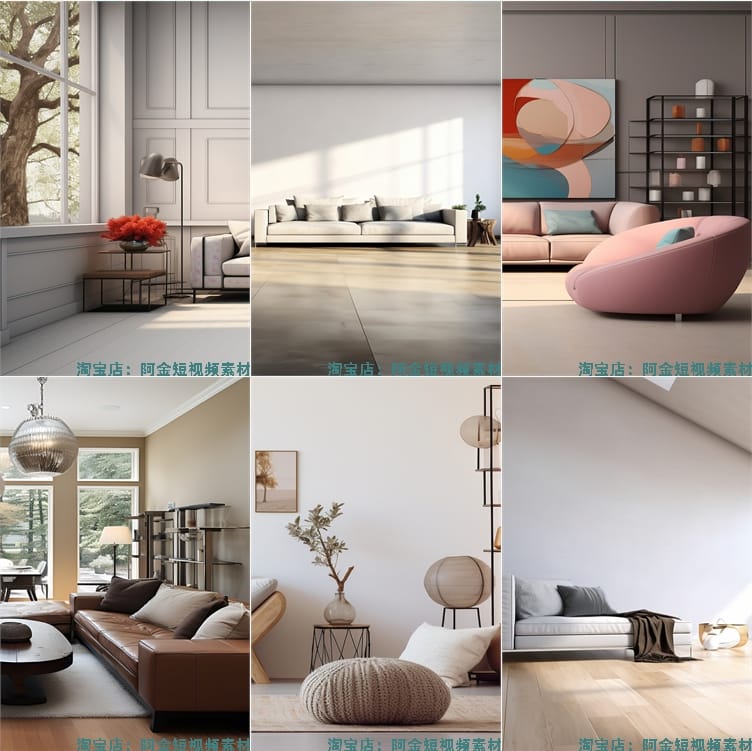 简约室内客厅现代家居温馨绿幕直播间背景图片素材虚拟高清大屏幕