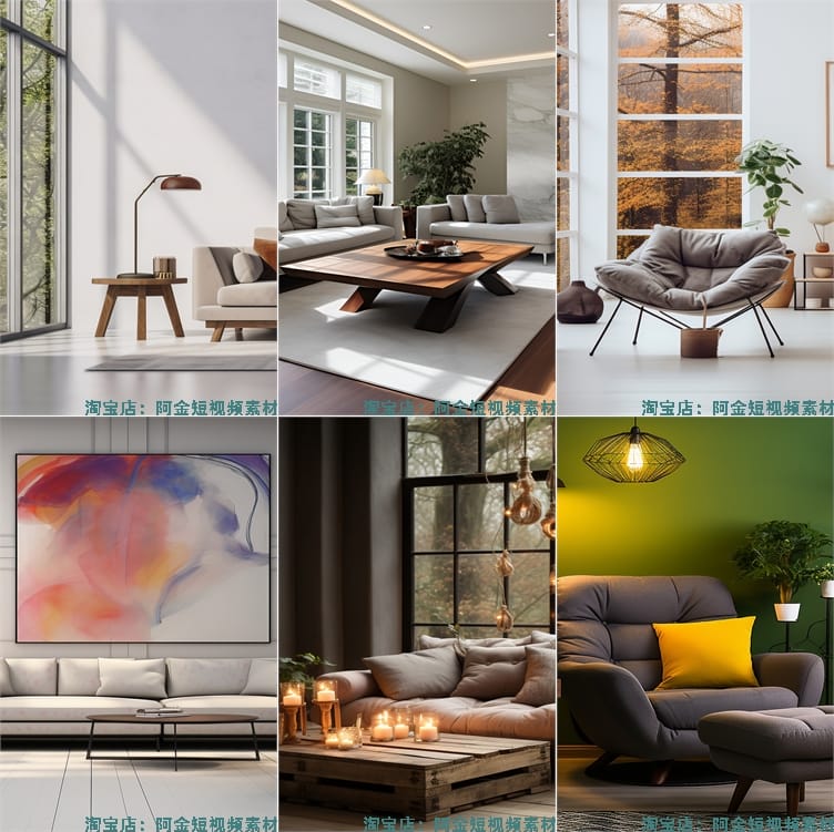 简约室内客厅现代家居温馨绿幕直播间背景图片素材虚拟高清大屏幕