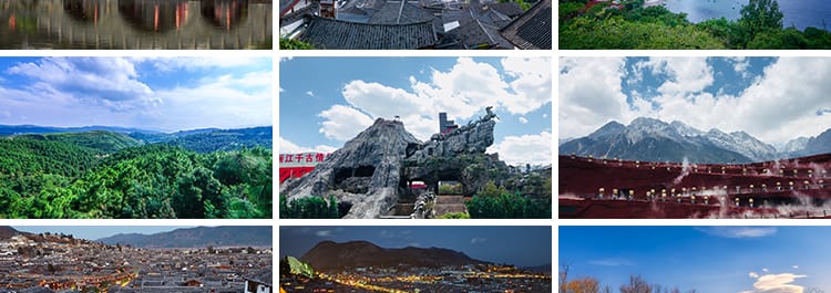 云南大理丽江旅游景点古城自然风景照片摄影高清抖音图片设计素材