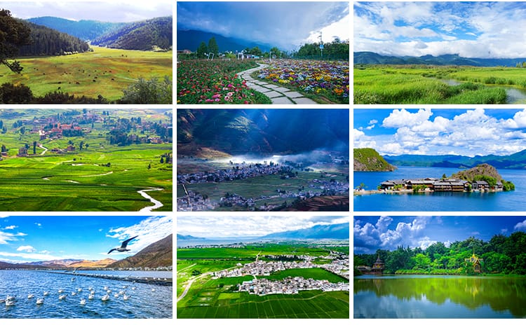 云南大理丽江旅游景点古城自然风景照片摄影高清抖音图片设计素材