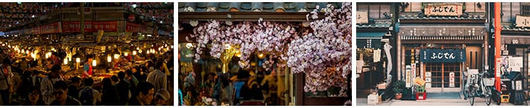 韩国首尔城市风光夜景街道街景建筑旅游风景摄影JPG照片图片素材