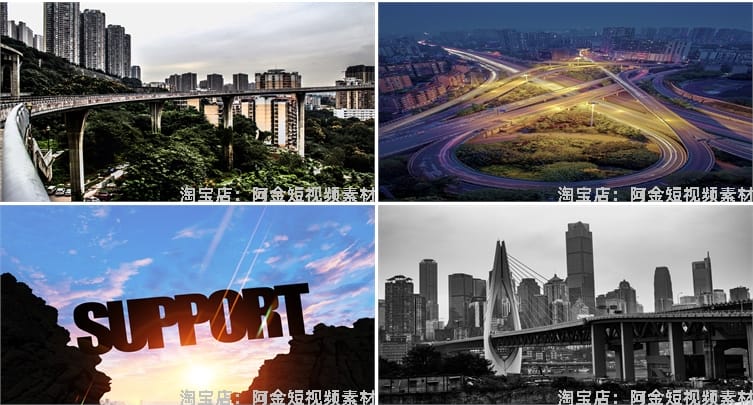 重庆城市建筑景点风光夜景洪崖洞图片风景素材高清旅游自然背景