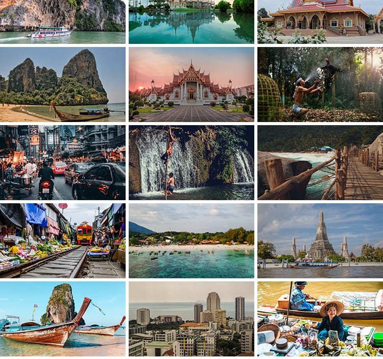 泰国风光东南亚曼谷清迈寺庙人文旅游风景城市建筑景观图片照素材