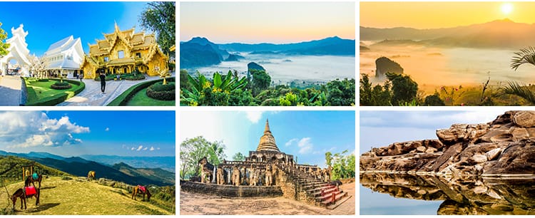 泰国风光东南亚曼谷清迈寺庙人文旅游风景城市建筑景观图片照素材