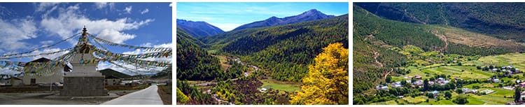 云南香格里拉风光松赞林寺虎跳峡梅里雪山古城自然风景图片照素材