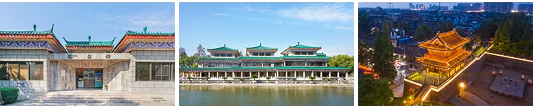 湖北荆州古城墙风光博物馆长江大桥旅游景点高清摄影JPG图片素材