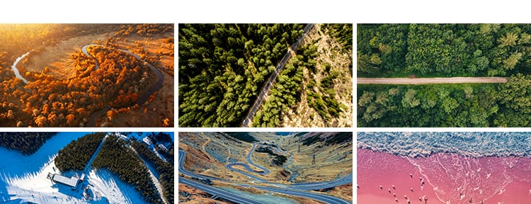 鸟瞰俯视大海美景风景无人机视角摄影图照片设计JPG高清图片素材