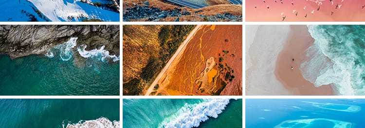 鸟瞰俯视大海美景风景无人机视角摄影图照片设计JPG高清图片素材