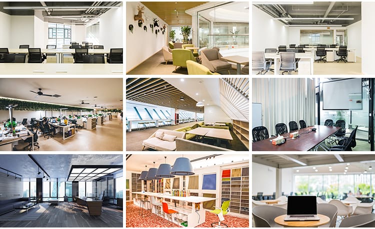 公司企业形象装修场景环境时尚现代商务办公室摄影照高清图片素材