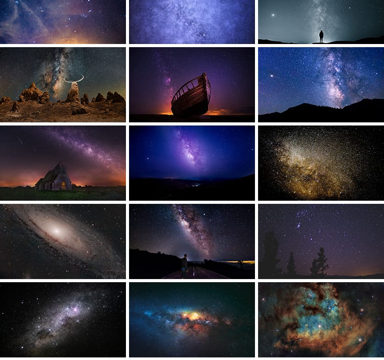 宇宙星云星系星河星空科幻太空银河系夜空粒子摄影JPG图片照素材