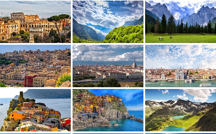 意大利地标城市建筑风光景观罗马威尼斯水城旅游风景照片图片素材