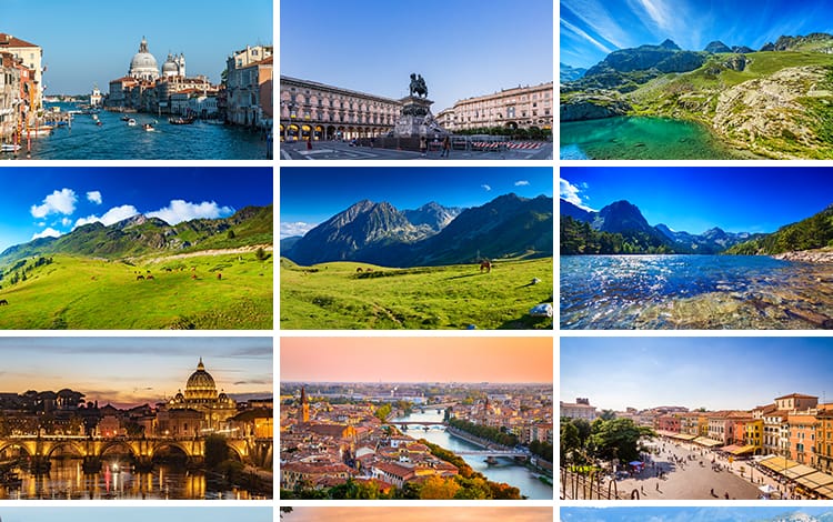 意大利地标城市建筑风光景观罗马威尼斯水城旅游风景照片图片素材