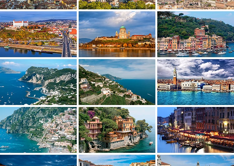 意大利地标城市建筑风光景观罗马威尼斯水城旅游风景照片图片素材