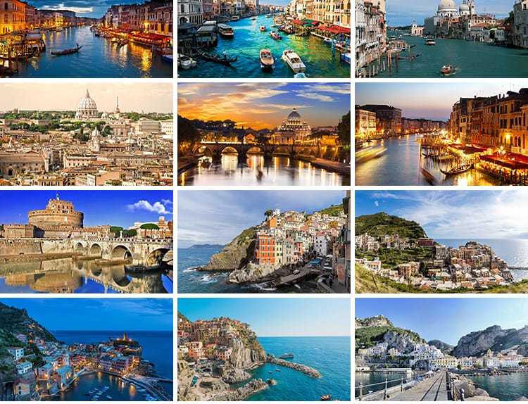 意大利地标城市建筑风光景观罗马威尼斯水城旅游风景照片图片素材