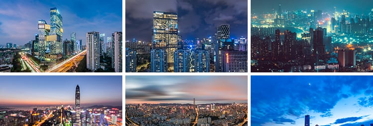 广东深圳城市建筑夜景街道旅游风景摄影照片高清JPG图片设计素材