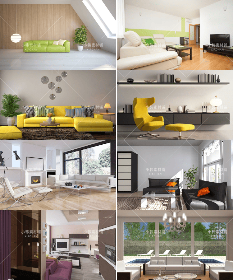 600款现代家居客厅茶几横版高清抖音自媒体pr剪辑背景图片素材