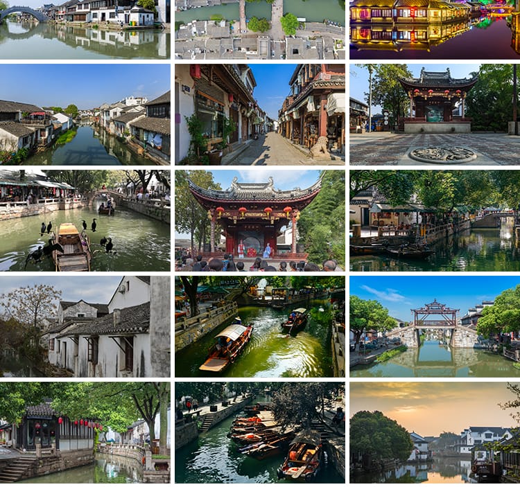 苏州同里古镇建筑江南水乡风景旅游景点JPG摄影照片图片设计素材