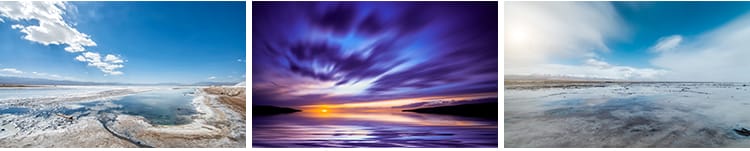 青海茶卡盐湖旅游景点小火车天空之境翡翠池自然风景JPG图片素材