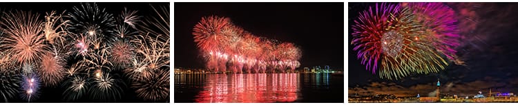 新年礼花烟花绽放夜晚浪漫唯美情感伤夜景高清抖音自媒体图片素材