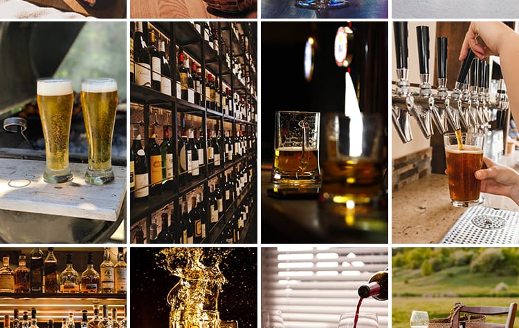 啤酒白酒洋酒烈酒吧夜店酒瓶红酒水饮酒文化威士忌饮料图片照素材