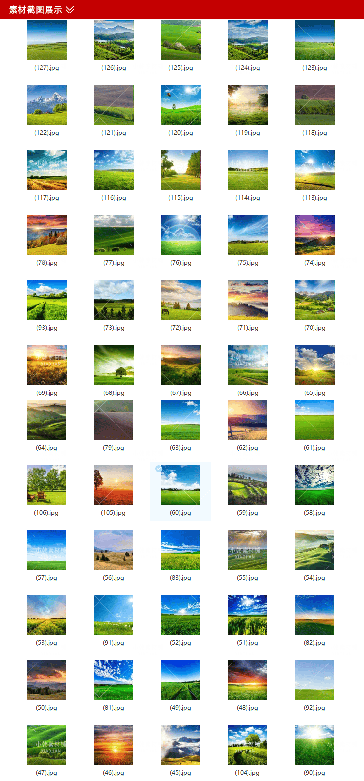 129张草原草地牧场风景横版高清抖音自媒体pr剪辑背景图片素材