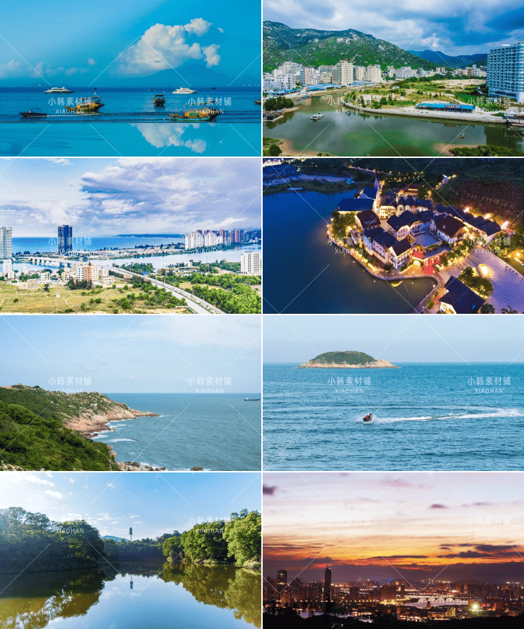 78张广东惠州城市风景横版高清抖音自媒体pr剪辑背景图片素材
