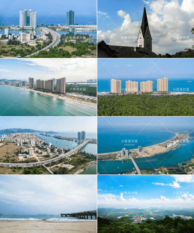 78张广东惠州城市风景横版高清抖音自媒体pr剪辑背景图片素材