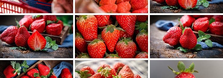 新鲜水果草莓特写草莓园果蔬美食高清实拍摄影照设计背景图片素材