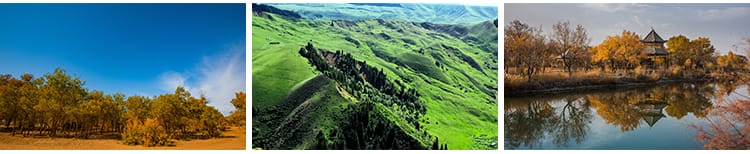 新疆风景伊犁喀纳斯湖草原风光五彩滩天山池沙漠戈壁JPG图片素材