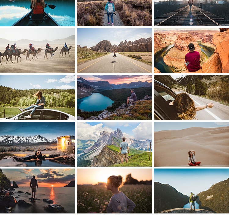 人物背影旅行旅游户外运动旅拍休闲生活唯美自然风景观图片照素材