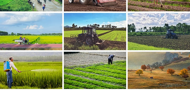 农村田园种地乡村种田插秧农耕春耕播种丰收劳动抖音图片设计素材