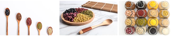 五谷杂粮大米小麦黑豆绿豆红豆实拍磨坊粗粮大豆玉米设计图片素材