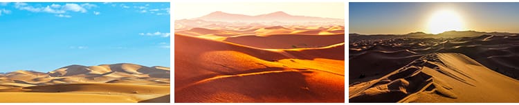 沙漠荒漠岩石山脉荒凉赤戈壁滩沙丘丝绸之路大漠自然风景图片素材