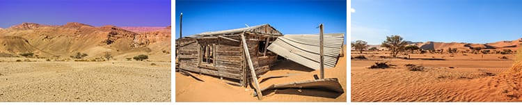 沙漠荒漠岩石山脉荒凉赤戈壁滩沙丘丝绸之路大漠自然风景图片素材