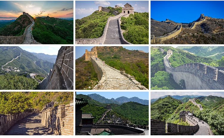 大气巍峨万里长城祖国大好河山壮丽壮观美景自然风景风光图片素材