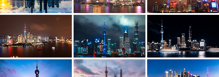 上海东方明珠夜景建筑摄影旅游风景照片JPG高清海报设计图片素材