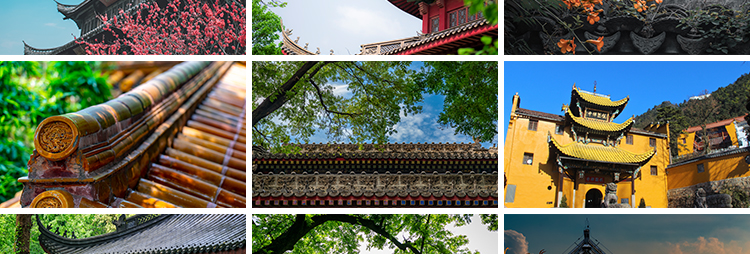 禅意风景寺庙寺院古建筑屋檐风景禅心古风小清新高清抖音图片素材