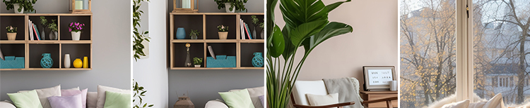 时尚简约风客厅现代温馨室内场景抖音直播间绿幕背景虚拟图片素材