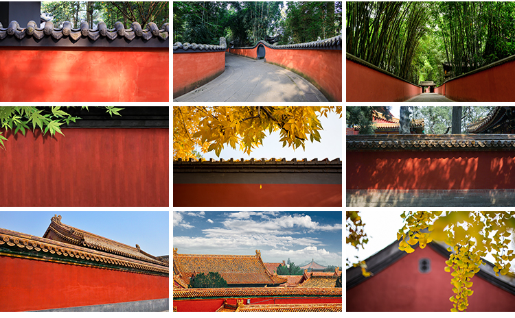 红墙宫殿禅意古典建筑旅游风景清新照片摄影抖音高清图片设计素材