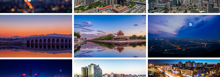 北京城市建筑风光天安门天坛故宫夜景旅游风景点照片高清图片素材