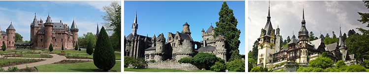 欧式建筑景观复古城堡古堡欧洲古典风景碉楼JPG设计合成图片素材