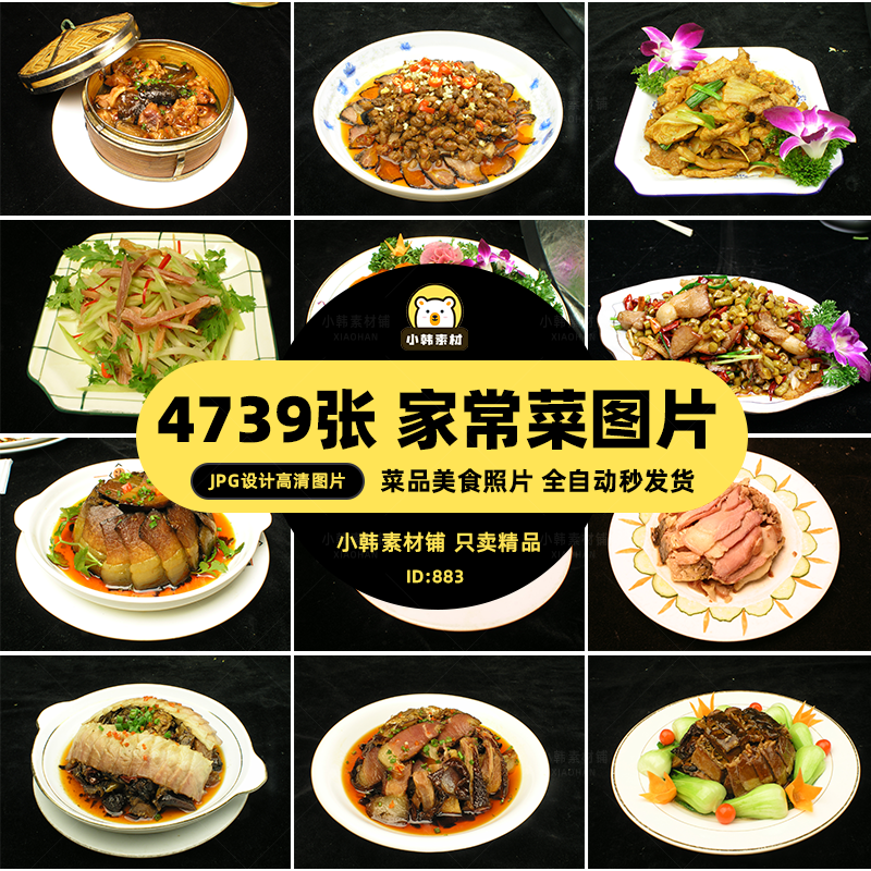 高清美食菜谱菜品JPG图片家常菜图库电商广告设计美工素材