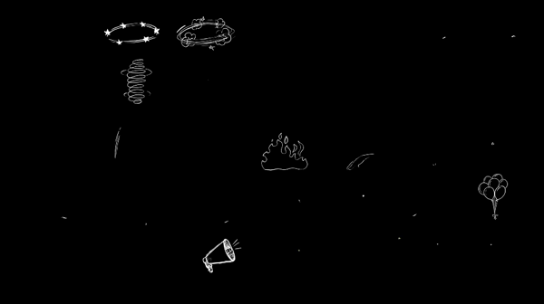 视频素材-100个可爱卡通线条涂鸦MG图形元素动画 Doodle Fx Pack