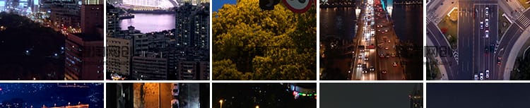 竖屏版城市夜景街道航拍人流车流俯拍城市建筑伤感情感短视频素材