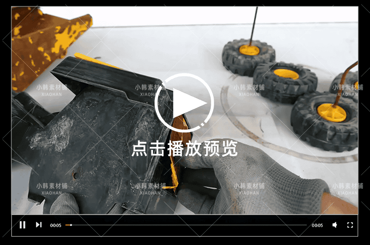 手艺人旧物翻新修复手工国外解压视频高清减压横屏短视频剪辑素材