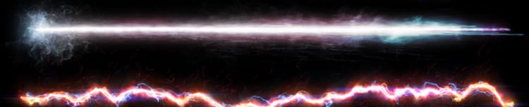 魔法能量激光线电流火焰冲击波粒子特效合成MOV透明通道视频素材