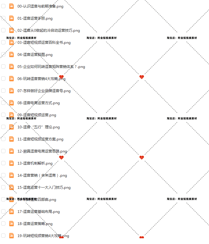 抖音运营思维导图短视频玩法直接间规则起号内容培训教程课程素材